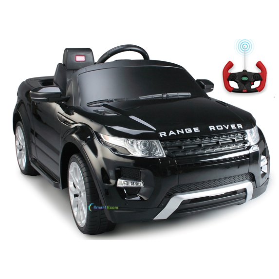 Range Rover 12V Powered Ride on Car for Kids with Remote Control, Black