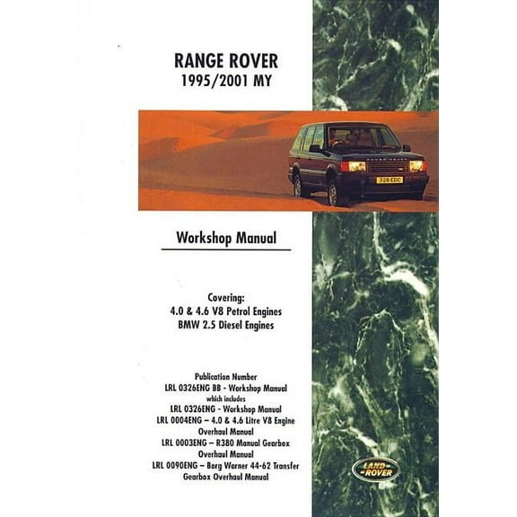 Range Rover 1995-2001 My Workshop (Paperback)