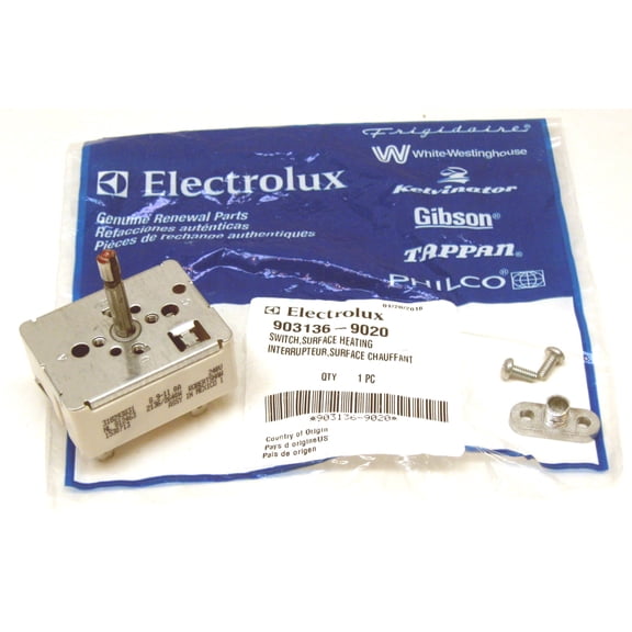 Range Top Burner Surface Unit Infinite Switch Electrolux 903136-9020