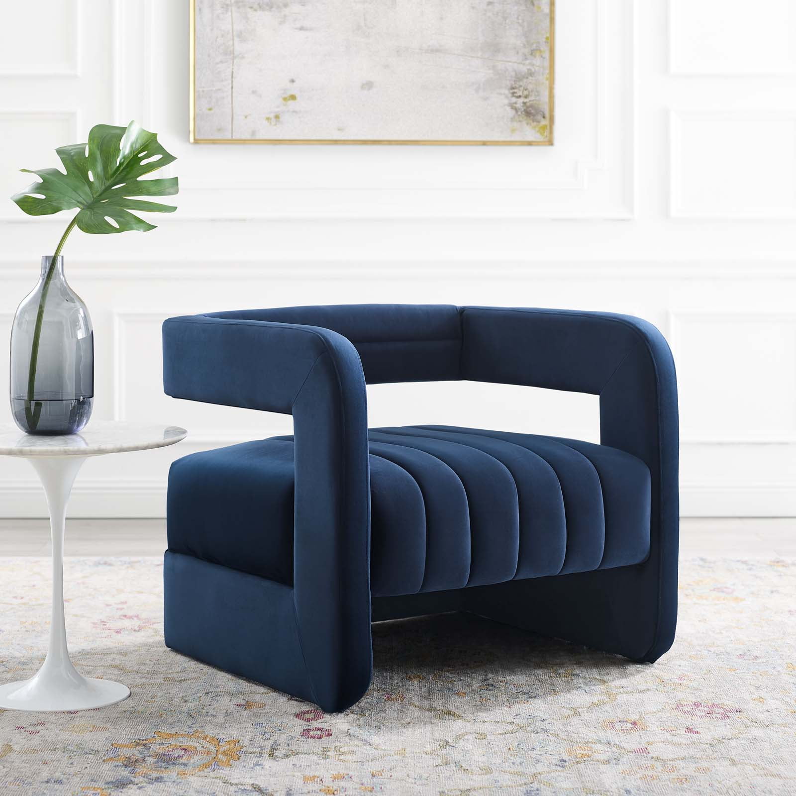 Range 2024 velvet chair
