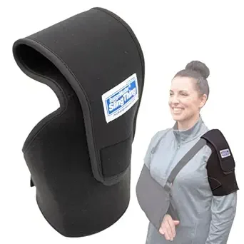 RangeMaster Off The Neck SlingThing - Shoulder Sling Attachment for Neck Relief - Support for Torn Rotator Cuff, AC Joint Pain, Dislocated Shoulder - Stability Strap - Reduce Neck Tension…