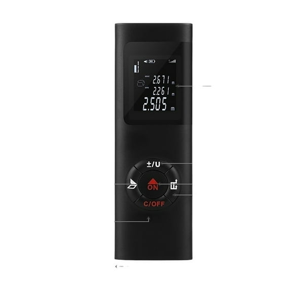 Rangefinder Infrared Distance Meter Measuring Instrument Area Volume Length Triangle Pythagorean Handheld Test Tool ,Easy to Install