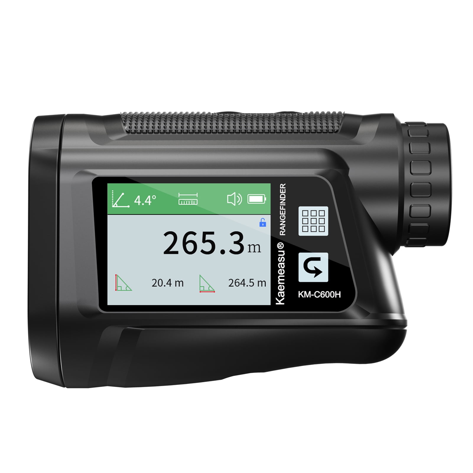 Rangefinder with LCD Touch Screen, 6X Magnification, USB
