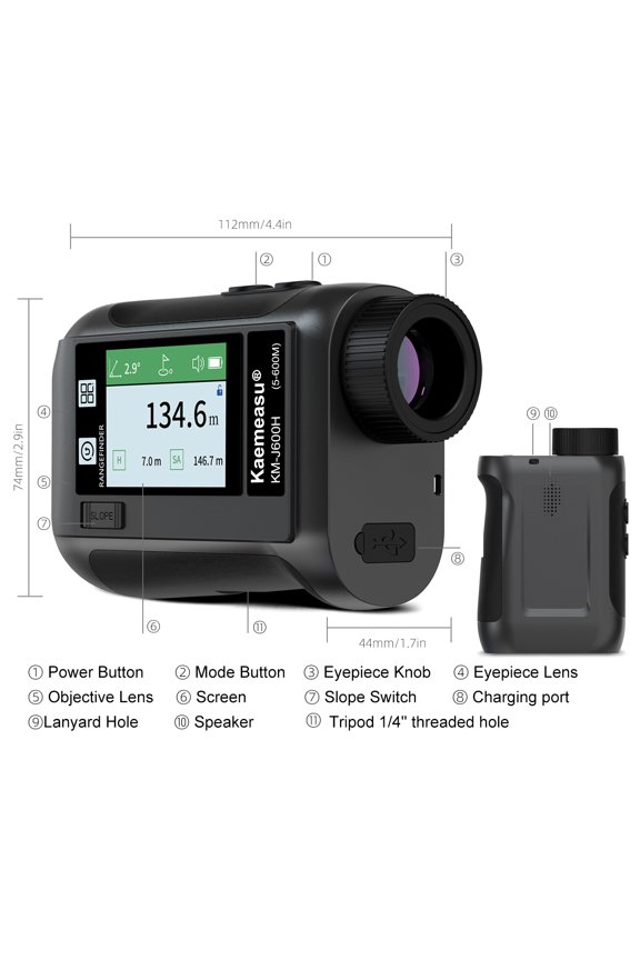 Rangefinders,/ 800m / Screen 6.5x 1200m / 1500m / 1200m / 600m / 800m Screen 6.5x Usb With Lcd / 1500m Distance Lcd Screen 800m / 1200m With Slope Function Usb Reable With