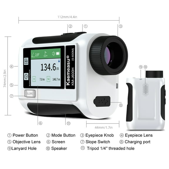 Rangefinders,With Slope Function / 1500m Distance 800m / 1200m / 1200m / 600m / 800m With Lcd 1200m / 1500m Screen 6.5x Usb / 800m / Distance Meter With Lcd Screen Dsfen Usb Reable With