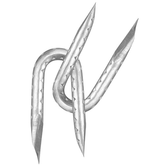 Rangemaster 7468 Fence Staple, 1-3/4 in L, Galvanized