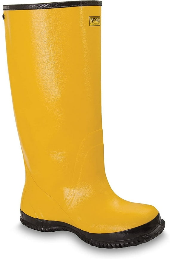 Ranger 18" Oversized Men's Rubber Overboots, Yellow A380