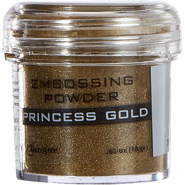 Ranger 359868 Embossing Powder, Princess Gold, .63 oz - Walmart.com