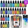 thumbnail image 1 of Ranger Alcohol Inks Set 30 Pack, Tim Holtz Alcohol Ink Storage Tin, 10 Pixiss Alcohol Ink Blending Tools for Alcohol Ink Paper Assorted Colors, No Duplicates, 1 of 8