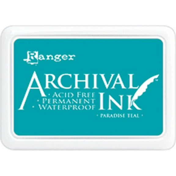 Ranger Archival Ink Pad #0-Paradise Teal