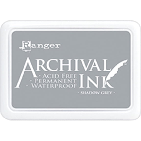 Ranger Archival Ink Pad #0-Shadow Grey