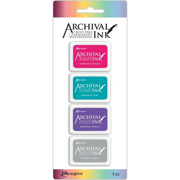 Ranger Archival Mini Ink Pad Kits-Kit 4