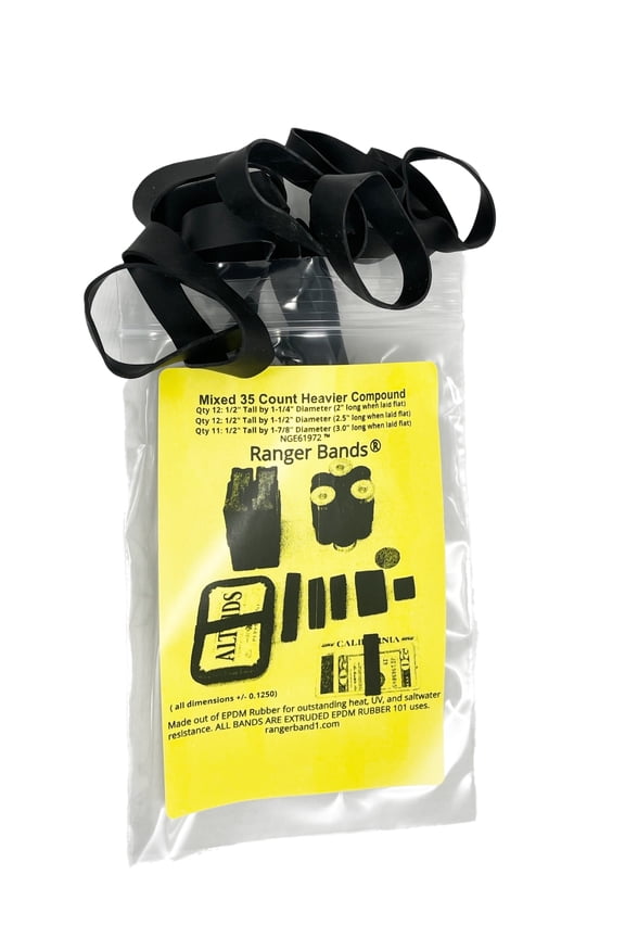 Mixed 35 Count Heavier Compound Made from EPDM Rubber Made in the USA