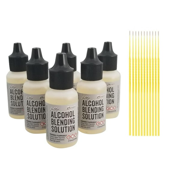Ranger Blending Solution Bundle - 6 Mini Adirondack Alcohol Blending Solution Plus Trebbies Detail Sticks