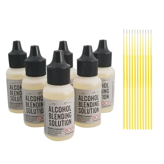 Ranger Blending Solution Bundle - 6 Mini Adirondack Alcohol Blending Solution Plus Trebbies Detail Sticks