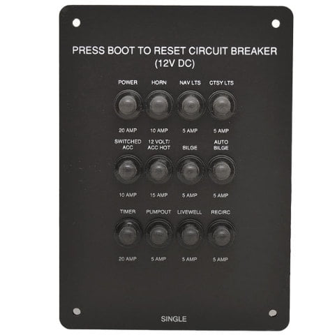 Ranger Boat Breaker Panel TR151P03295 | Triton Push Button 5 x 7 Inch