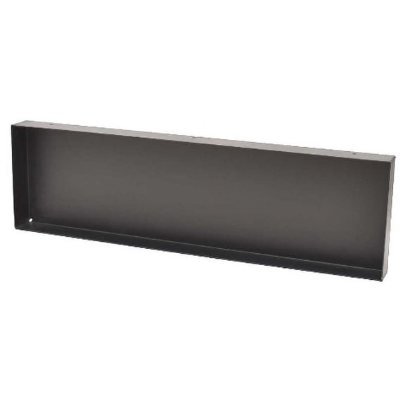 Ranger Boat Console Storage Tray 7200298 | 26 1/8 Inch Black Aluminum