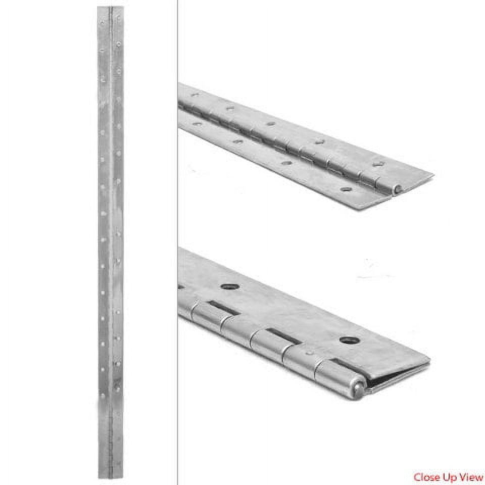 Ranger Boat Piano Hinge 36 x 1 1/8 Inch 16 Gauge Stainless Steel