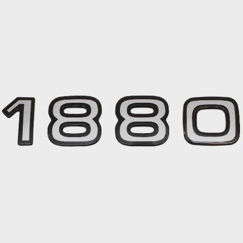Ranger Boat Raised Emblem Decal 202266 | 1880 Silver Black Sticker