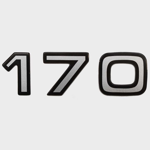 Ranger Boat Raised Emblem Decal 206454 | 170VS Silver Sticker