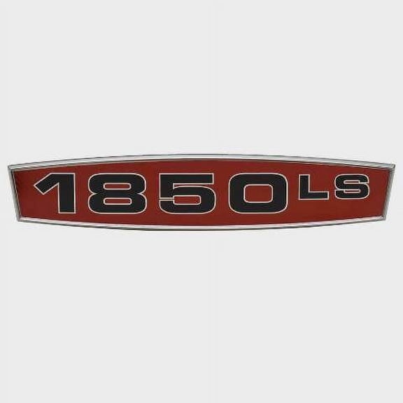 Ranger Boat Raised Emblem Decal 7604060 | 1850LS 2024 Red Black Silver