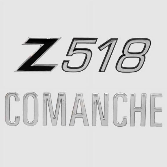 Ranger Boat Raised Emblem Decal 7604226 | Sticker Z518 Comanche Black
