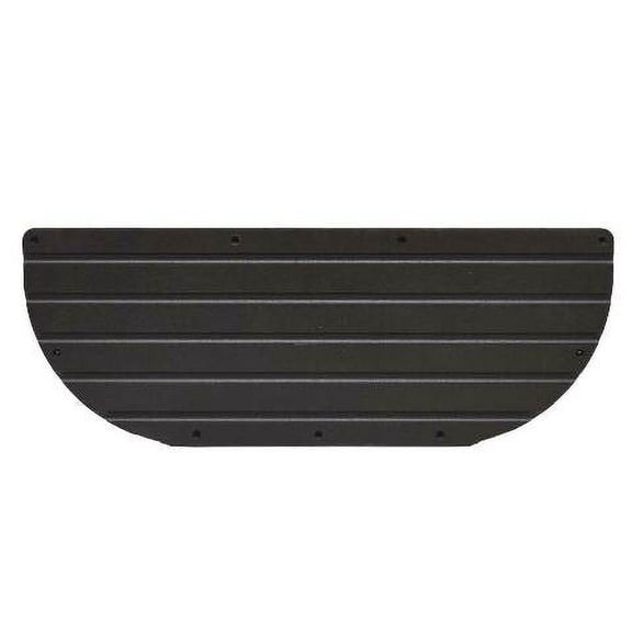 Ranger Boat Swim Step Panel | Starboard Grooved Black 24 x 9 Inch