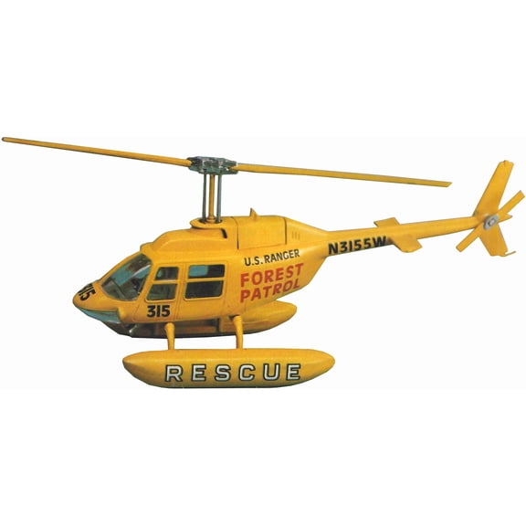Ranger Chopper U.S. Ranger Forest Patrol Rescue Helicopter 1/72 Scale Model Kit