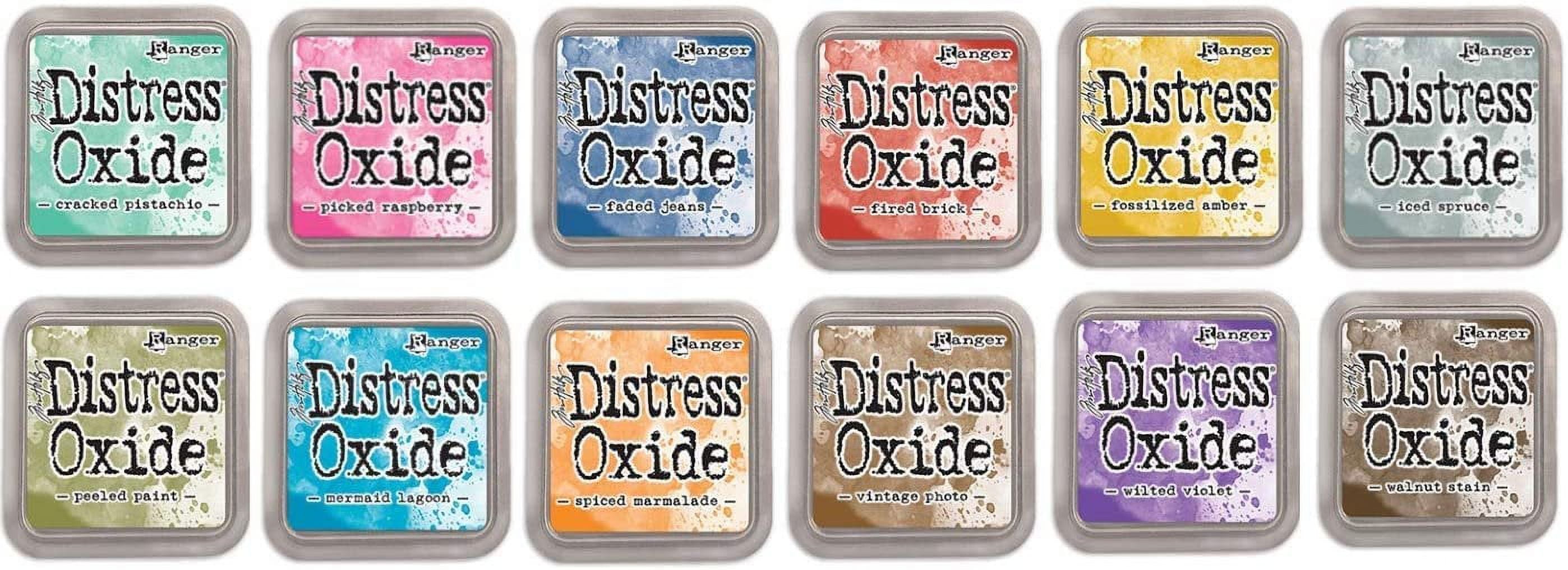 Ranger Distress Oxide Bundles - Includes 12 Distress Oxide Colors with PTP  Flash Deals Detail Sticks Set 4-12 Ink Pads