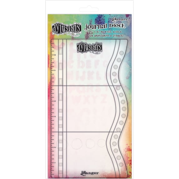 Ranger Dyan Reaveley's Dylusions Journaling Block 9"X5", None