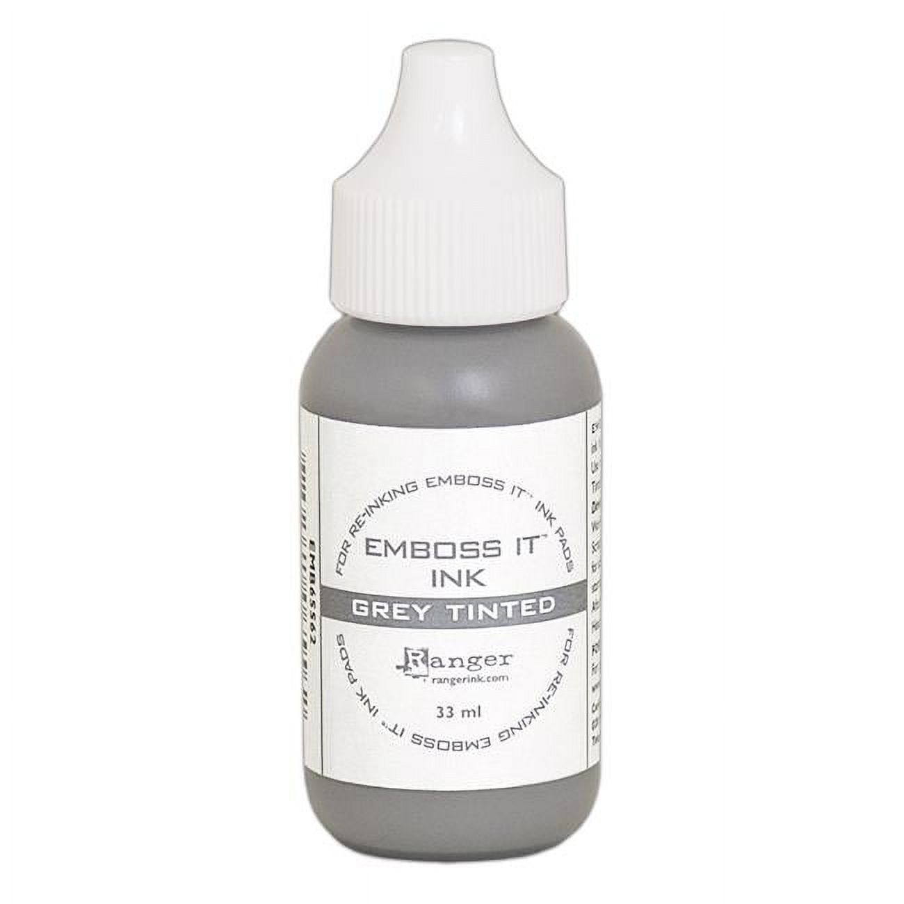 Reinker Ranger Emboss-It Ink Pad Reinker 1oz-Gray - Walmart.com