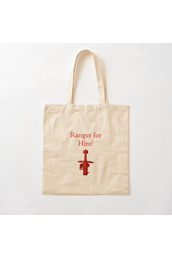 Ranger For Hire Canvas Tote Bags, Reusable Shopping Bag