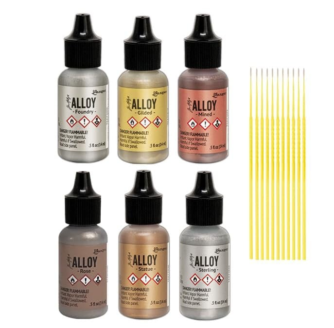 Ranger Holtz Alloy Bundle - 6 Complete Alloy Set with Trebbies Detail Sticks (Rose, Statue, Mined, Gilded, Foundry, Sterling)