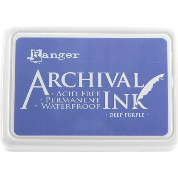 Ranger Ink Deep Purple Archival Dye Permanent Ink pad