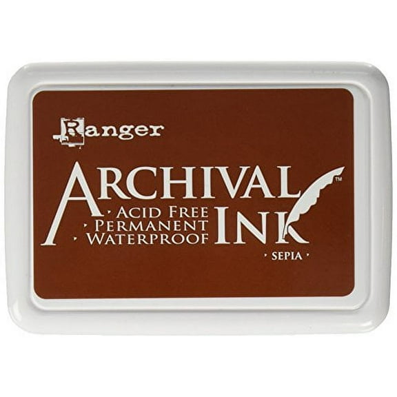 Ranger Ink Sepia Archival Dye Permanent Ink pad