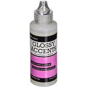 Ranger Inkssentials Glossy Accents Clear 3-Dimensional Gloss Medium, 2fl oz