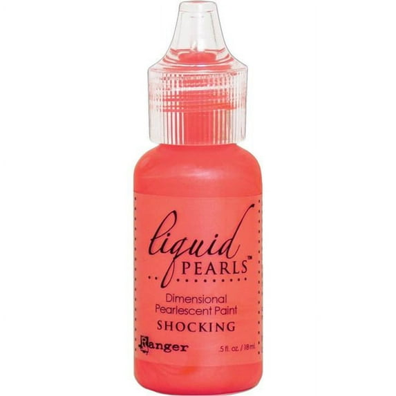 Ranger Liquid Pearls Dimensional Pearlescent Paint .5oz-Shocking