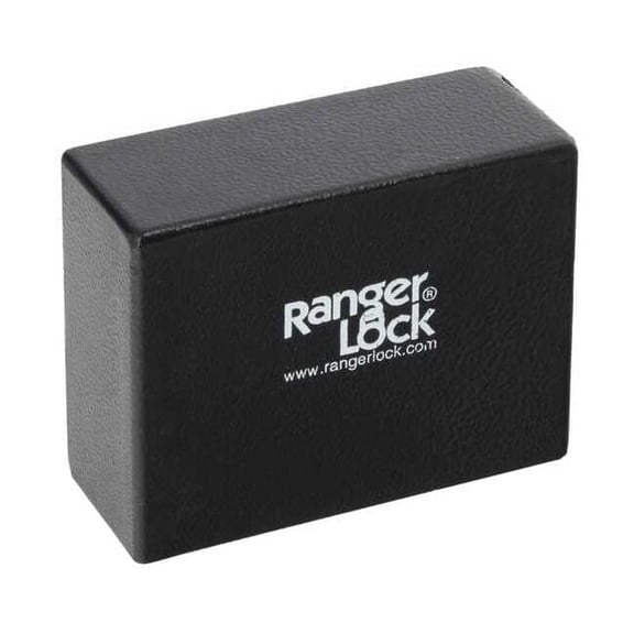 Ranger Lock Padlock Guard,3 in,Hardened Steel,Black RGCJ-00