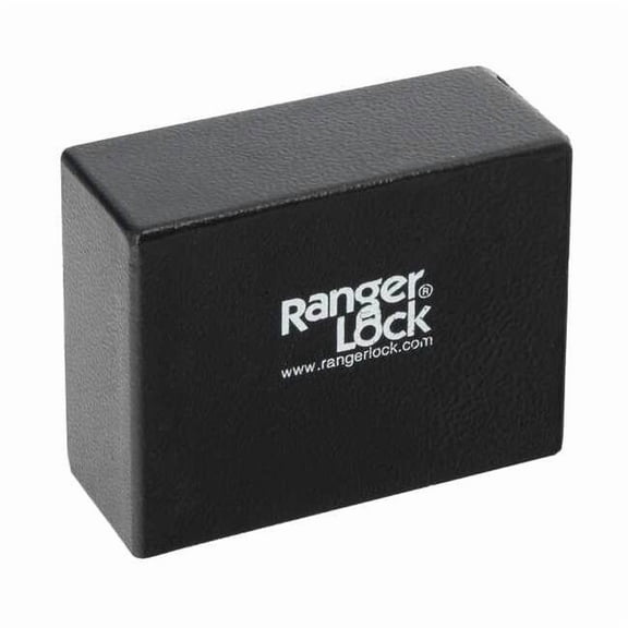 Ranger Lock Padlock Guard,3 in,Hardened Steel,Black RGCJ-00
