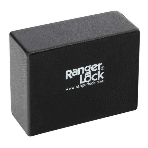 Ranger Lock Padlock Guard,3 in,Hardened Steel,Black RGCJ-00