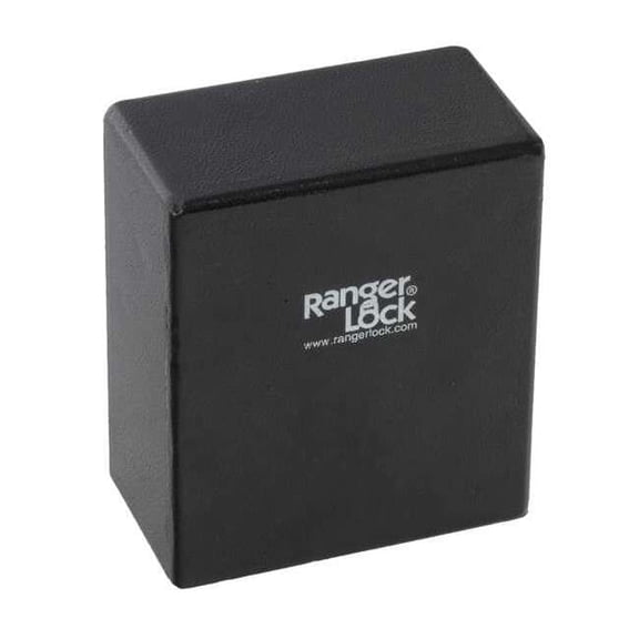 Ranger Lock Padlock Guard,Hardened Steel,Blk,5-1/4"L RGCS-00