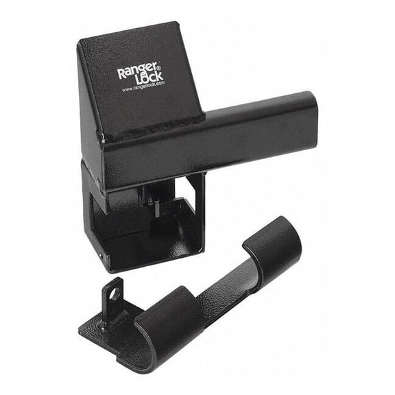 Ranger Lock Padlock Guard,9 in,Hardened Steel,Black RDSC-00