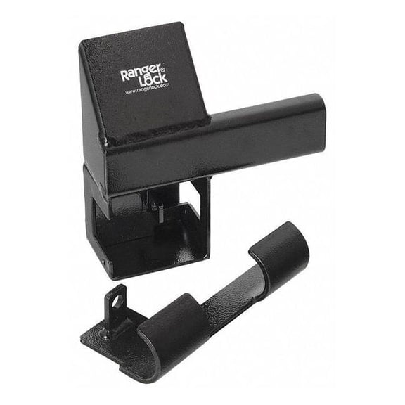 Ranger Lock Padlock Guard,9 in,Hardened Steel,Black RDSC-00