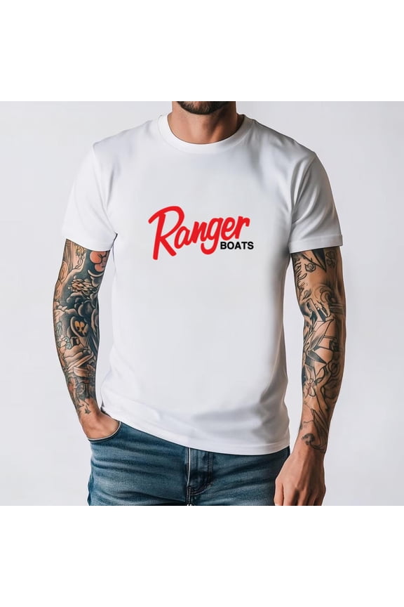 Ranger Logo Fishing Boats And Pontoons Funny Angler Lake Water Unisex T-Shirt, for men & women, up to size 5XL.