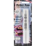 Ranger Perfect Medium Pen Set 2/Pkg-Clear, Bullet & Brush Tips