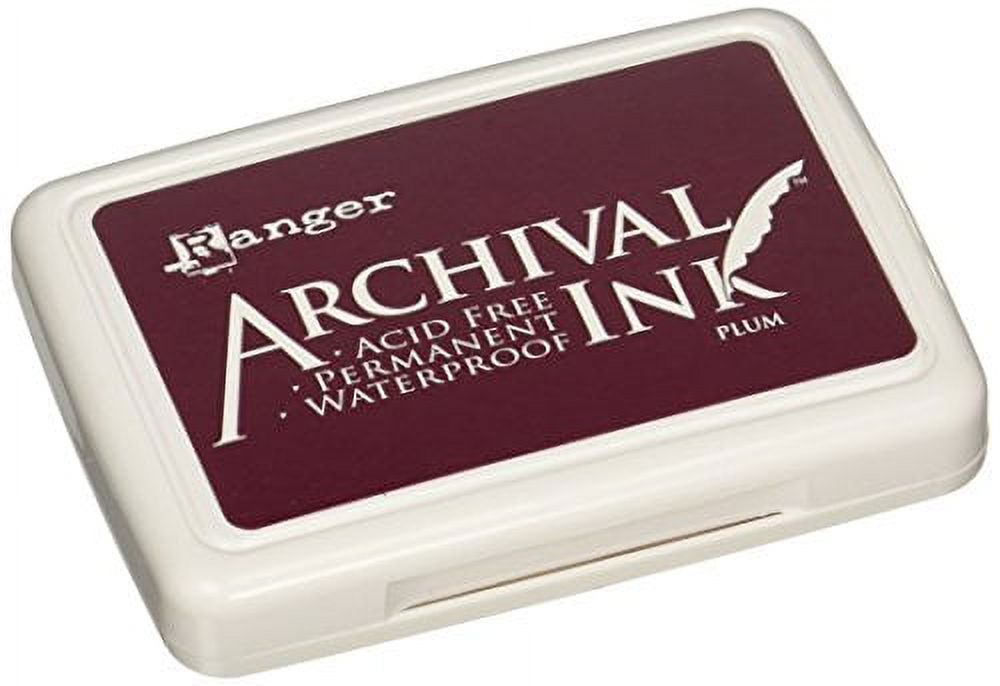Tampone Inchiostro Archivio Ranger #0-Emerald Verde, Indelebile, Resistente All'acqua E Alla Luce. Senza Acidi, Atossico. Per Scrapbooking, Stampe E Mixed Media.