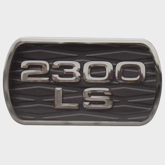 Ranger Pontoon Boat Raised Emblem Decal 328398 | 2300 LS Black Silver Sticker