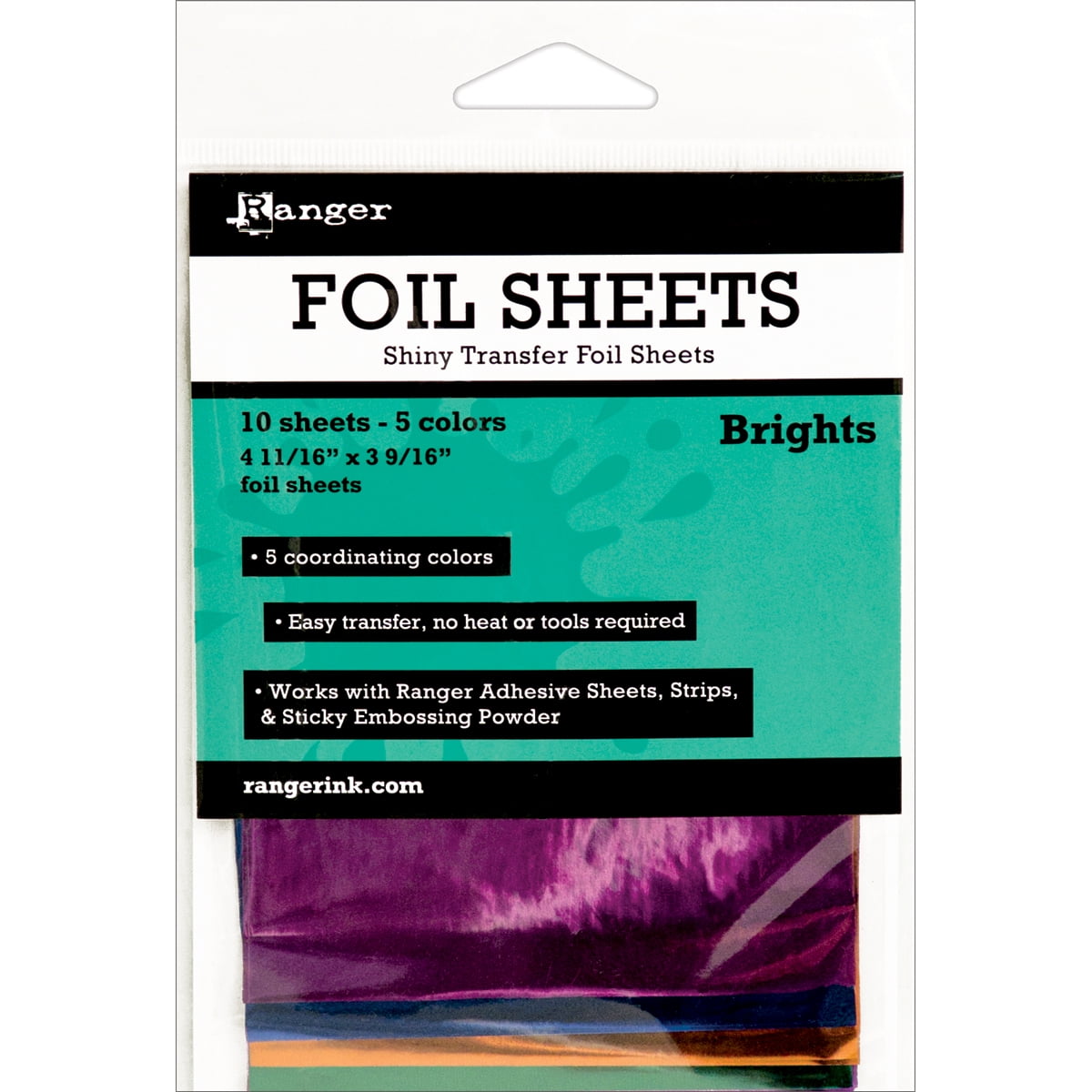Glitter transfer strijk folie zilver A5 - 1 vel