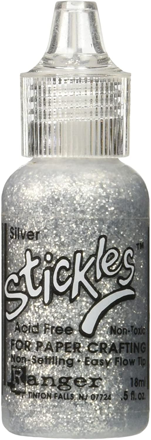 Aqua Stickles Glitter Glue - Grey