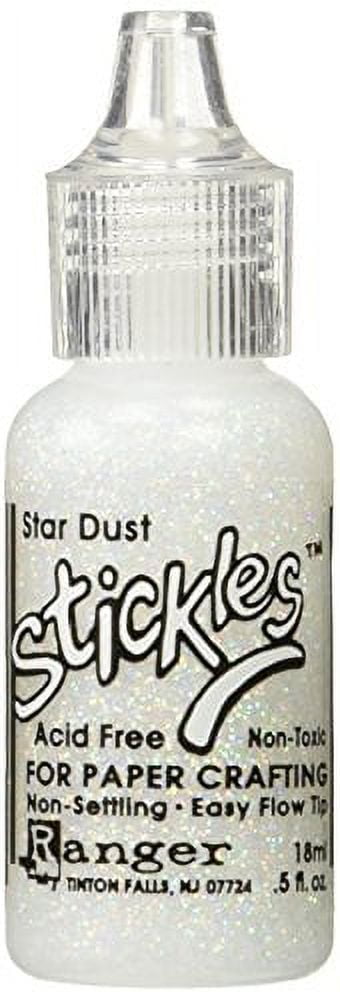 Ranger Stickles Glitter Glue Silver 0.5 fl. oz. Bottle